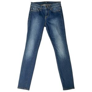 Else women’s Boyfriend Skinny Blue Jeans W 25 with 28” Fit Classic Casual Sporty